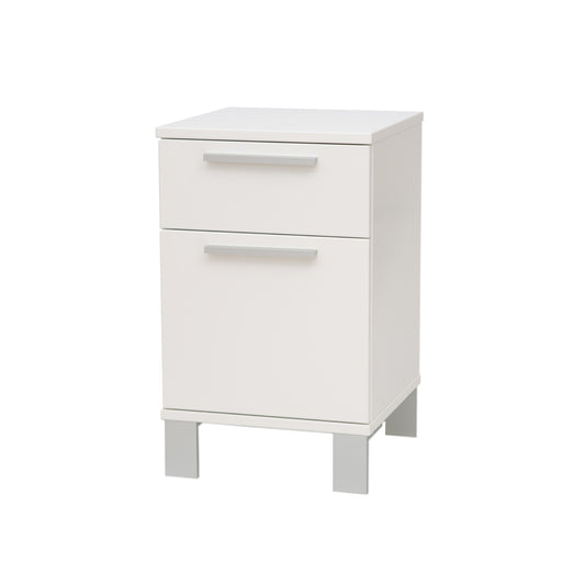 Alba sängbord, vitt